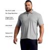 imageTrue Classic Polo Shirts for Men  Mens Polo Shirts Short Sleeve Cotton Dry Fit Golf Shirt for Men Personalized Custom CutHeather Gray