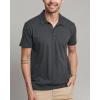 imageTrue Classic Polo Shirts for Men  Mens Polo Shirts Short Sleeve Cotton Dry Fit Golf Shirt for Men Personalized Custom CutHeather Gray