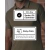 imageTrue Classic Polo Shirts for Men  Mens Polo Shirts Short Sleeve Cotton Dry Fit Golf Shirt for Men Personalized Custom CutHeather Military Green