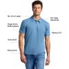 imageTrue Classic Polo Shirts for Men  Mens Polo Shirts Short Sleeve Cotton Dry Fit Golf Shirt for Men Personalized Custom CutIndigo