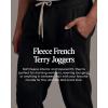 imageTrue Classic Sweatpants for Men  Joggers for Men with Pockets Novelty Fleece ampamp Breathable 4Way Stretch Mens Sweat PantsBlack
