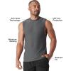 imageTrue Classic Workout Shirts for Men  Mens Shirts ampamp Muscle Shirt for Men Gym Shirts Tank Tops Men and Athletic Base LayerCharcoal Heather Gray