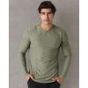 imageTrue Classic Workout Shirts for Men  Mens Shirts ampamp Muscle Shirt for Men Gym Shirts Tank Tops Men and Athletic Base LayerHeather Military Green