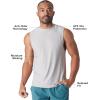 imageTrue Classic Workout Shirts for Men  Mens Shirts ampamp Muscle Shirt for Men Gym Shirts Tank Tops Men and Athletic Base LayerLight Heather Gray
