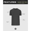imageTrue Classic Workout Shirts for Men  Mens Shirts ampamp Muscle Shirt for Men Gym Shirts Tank Tops Men and Athletic Base LayerLight Heather Gray