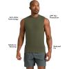imageTrue Classic Workout Shirts for Men  Mens Shirts ampamp Muscle Shirt for Men Gym Shirts Tank Tops Men and Athletic Base LayerMilitary Green
