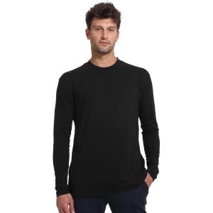 imageTrue Classic Long Sleeve Shirts for Men  Henley Waffle ampamp Crew Neck Long Sleeve T Shirt  Regular and Tall Thermal ShirtsBlack