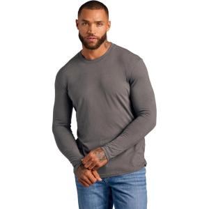 imageTrue Classic Long Sleeve Shirts for Men  Henley Waffle ampamp Crew Neck Long Sleeve T Shirt  Regular and Tall Thermal ShirtsCarbon