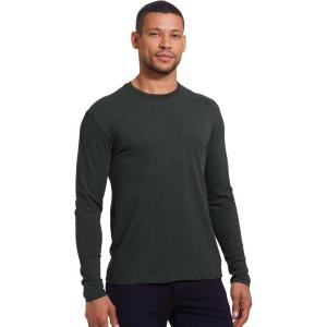 imageTrue Classic Long Sleeve Shirts for Men  Henley Waffle ampamp Crew Neck Long Sleeve T Shirt  Regular and Tall Thermal ShirtsCharcoal Heather Gray