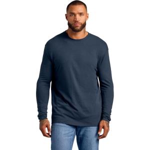 imageTrue Classic Long Sleeve Shirts for Men  Henley Waffle ampamp Crew Neck Long Sleeve T Shirt  Regular and Tall Thermal ShirtsMidnight Blue