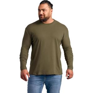 imageTrue Classic Long Sleeve Shirts for Men  Henley Waffle ampamp Crew Neck Long Sleeve T Shirt  Regular and Tall Thermal ShirtsRanger Green
