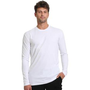 imageTrue Classic Long Sleeve Shirts for Men  Henley Waffle ampamp Crew Neck Long Sleeve T Shirt  Regular and Tall Thermal ShirtsWhite
