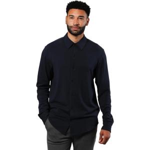imageTrue Classic Mens Long Sleeve Button Down Shirt  Casual Dress Shirts for Men Quick DryNavy