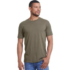 imageTrue Classic Mens TShirts  Short Sleeve Crew Neck T Shirts for Man Cotton Blend Plain Novelty Mens TShirtsHeather Military Green