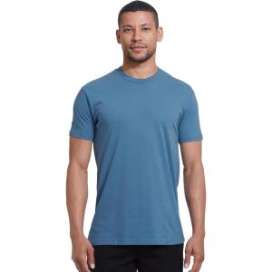 imageTrue Classic Mens TShirts  Short Sleeve Crew Neck T Shirts for Man Cotton Blend Plain Novelty Mens TShirtsIndigo