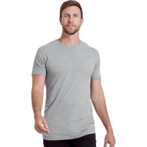 imageTrue Classic Mens TShirts  Short Sleeve Crew Neck T Shirts for Man Cotton Blend Plain Novelty Mens TShirtsLight Gray