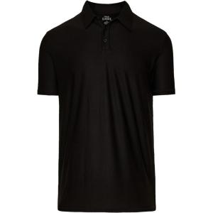 imageTrue Classic Polo Shirts for Men  Mens Polo Shirts Short Sleeve Cotton Dry Fit Golf Shirt for Men Personalized Custom CutBlack