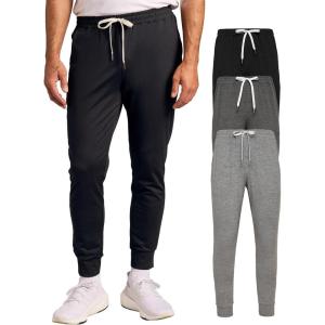 imageTrue Classic Sweatpants for Men  Joggers for Men with Pockets Novelty Fleece ampamp Breathable 4Way Stretch Mens Sweat PantsSlate 3pack