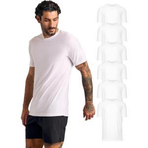 imageTrue Classic Workout Shirts for Men  Mens Shirts ampamp Muscle Shirt for Men Gym Shirts Tank Tops Men and Athletic Base LayerWhite 6pack
