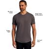 imageTrue Classic Mens TShirts  Curved Hem Tee Mens Hipster Shirts for Men Long Tail T Shirts for Man Drop Cut LoungeSleepCarbon