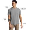 imageTrue Classic Mens TShirts  Curved Hem Tee Mens Hipster Shirts for Men Long Tail T Shirts for Man Drop Cut LoungeSleepHeather Gray