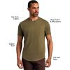 imageTrue Classic Mens TShirts  Curved Hem Tee Mens Hipster Shirts for Men Long Tail T Shirts for Man Drop Cut LoungeSleepMilitary Green