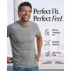 imageTrue Classic Mens TShirts  Pocket T Shirts for Men Mens Pocket Tee Shirts Multipack Cotton Crew Neck Work T Shirt for MenHeather Gray