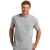 imageTrue Classic Mens TShirts  Pocket T Shirts for Men Mens Pocket Tee Shirts Multipack Cotton Crew Neck Work T Shirt for MenHeather Gray