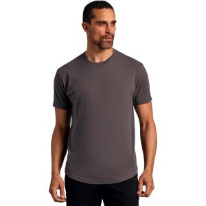 imageTrue Classic Mens TShirts  Curved Hem Tee Mens Hipster Shirts for Men Long Tail T Shirts for Man Drop Cut LoungeSleepCarbon