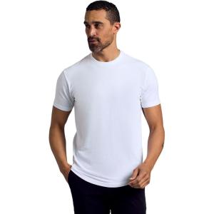 imageTrue Classic Mens TShirts  Curved Hem Tee Mens Hipster Shirts for Men Long Tail T Shirts for Man Drop Cut LoungeSleepWhite
