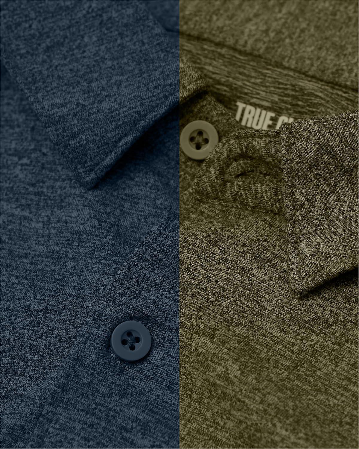 imageTrue Classic Long Sleeve Shirts for Men  Casual Mens Dress Shirts Stretch Button Down Shirt Men Slim ampamp Relaxed FitsSummer 2pack