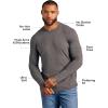 imageTrue Classic Long Sleeve Shirts for Men  Mens Long Sleeve TeeShirts Henley Shirts for Men and WaffleKnit Thermal TShirtsCarbon