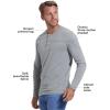 imageTrue Classic Long Sleeve Shirts for Men  Mens Long Sleeve TeeShirts Henley Shirts for Men and WaffleKnit Thermal TShirtsHeather Gray