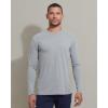 imageTrue Classic Long Sleeve Shirts for Men  Mens Long Sleeve TeeShirts Henley Shirts for Men and WaffleKnit Thermal TShirtsLight Gray