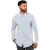 imageTrue Classic Long Sleeve Shirts for Men  Casual Mens Dress Shirts Stretch Button Down Shirt Men Slim ampamp Relaxed FitsPale Blue