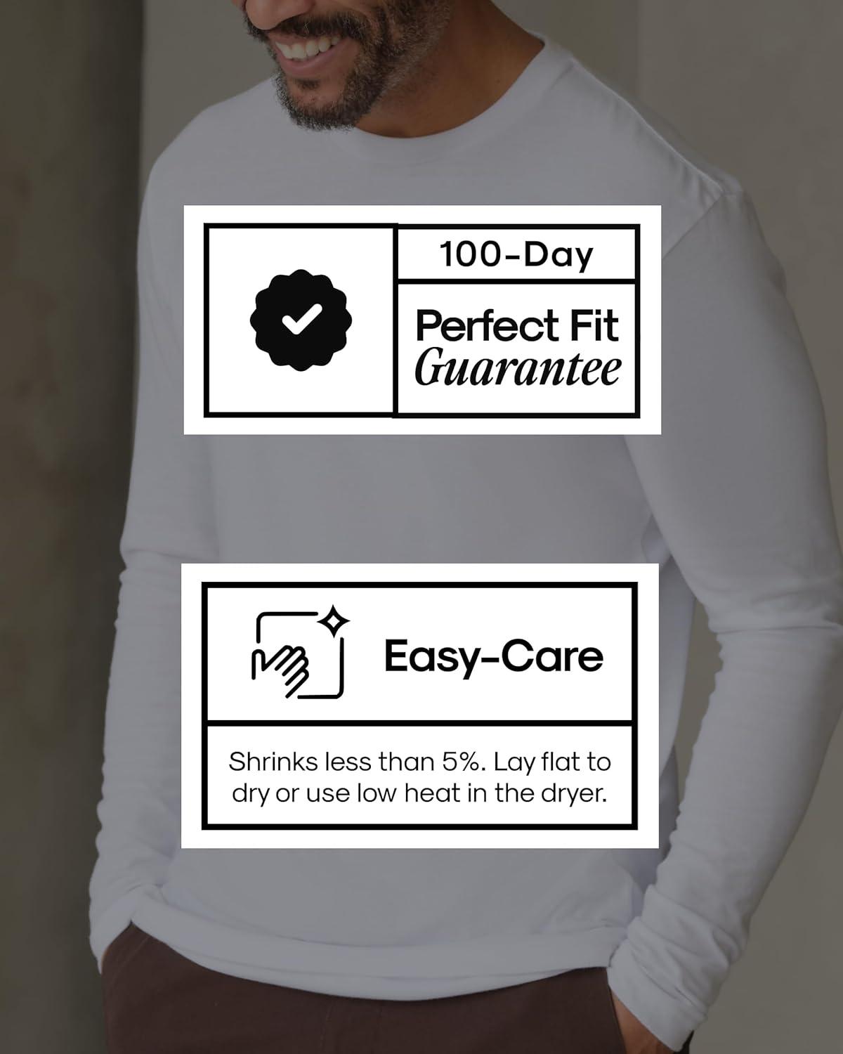 imageTrue Classic Long Sleeve Shirts for Men  Mens Long Sleeve TeeShirts Henley Shirts for Men and WaffleKnit Thermal TShirtsMidnight 3pack
