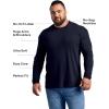 imageTrue Classic Long Sleeve Shirts for Men  Mens Long Sleeve TeeShirts Henley Shirts for Men and WaffleKnit Thermal TShirtsMidnight 3pack